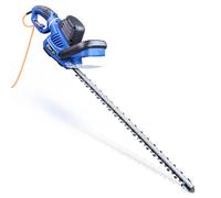 Hyundai 680w 610mm Corded Electric Hedge Trimmer Pruner, Rotatable Handle, 10m Power Cord, Handle Branches Up To 24mm In Diameter, 4.14kg, 3 Year