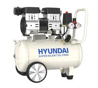 Hyundai 750W 24L Oil Free Low Noise Portable Air Compressor 5.2CFM 118psi Direct Drive