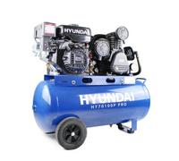 Hyundai 7Hp 90L Heavy Duty Petrol Air Compressor 10.7Cfm 145Psi Belt Drive Hy70100P