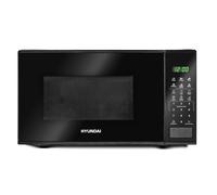 Hyundai 800W 20L Black Digital Microwave, Stainless Steel Interior, 11 Power Levels, Automatic Defrost, 6 Auto Cook Modes, Clock and Timer, Digital C