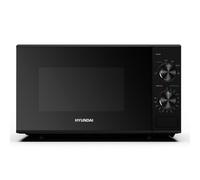 HYUNDAI 800W 20L Solo Microwave, Dial Control, Stainless Steel Interior