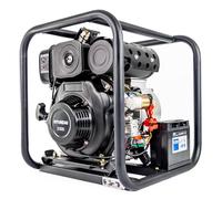 Hyundai 80mm 3" 296cc Diesel Clean Water Pump, 25m Head, 6m Lift, 1000L/min Flow Rate with 1 Year Warranty.