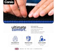 Hyundai Bayon 2021+ Onwards Car Mats UK-Made Tailored Fit Carpet Floor Mats Full Coverage Compatible Accessory Blue Trim