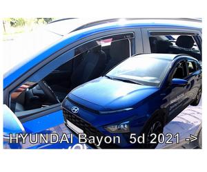 HYUNDAI BAYON MK4 5-door 2021-onwards 4-pc Wind Deflectors HEKO Tinted