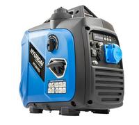 Hyundai 3.3kW / 3300W Petrol Inverter Generator, 3.0kW Continuous, Recoil Start, Pure Sine Wave, 16A Industrial Socket Low Noise Power for Caravans & Motorhomes