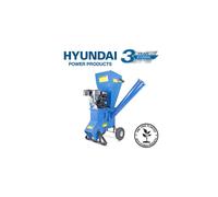 Hyundai HYCH700 208cc 76mm Petrol 4-Stroke Garden Wood Chipper Shredder Mulcher