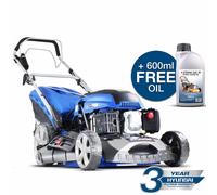 Hyundai HYM460SPE 4-Stroke Petrol Lawnmower Self Propelled Electric Push Button Start 46cm /18 inch Cutting width