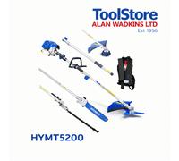 Hyundai HYMT5200X-1 5 In 1 Petrol Garden Multi Tool Kit 2 Stroke 52cc Engine