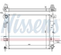 NISSENS 67607 Engine radiator