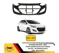 HYUNDAI i30 2015 - 2017 FRONT BUMPER BLACK NOT PRIMED INSURANCE QUALITY NEW