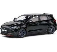 Hyundai i30 N 2022 in phantom black, 1:43 scale diecast car model from Solido