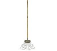 Hyundai Jcb Heritage Lawn Rake 20 Teeth, 520mm Carbon Steel And Ash Handle Jcbhlr01