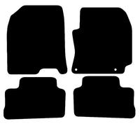 Hyundai Kona 2017 Onwards 4 Piece Set Car Mats UK-Made Tailored Fit Carpet Floor Mats Full Coverage Compatible Accessory Black Trim