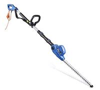 Hyundai Long Reach Corded Electric Pole Hedge Trimmer & Pruner - 550W, 450mm Blade, 2.52m Reach, Lightweight 4.84kg, 10m Power Cord, 3 Year Warranty