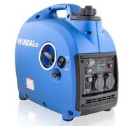Hyundai 2000W / 2kW Petrol Inverter Generator, Pure Sine Wave Output, Portable Lightweight & Suitcase Style, Low Noise