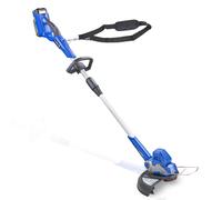 Hyundai Powerful 40v Lithium-ion Battery Grass Trimmer With Battery & Charger, 3 Year Warranty, Blue