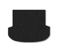 Hyundai Santa Fe (2018-2023) Boot Liner Compatible with Mat Accessory Premium Tufted Carpet Extra Comfort Tailored Fit Protector Anti-Slip Durable Custom Fit Dog Friendly Grey Trim Binding Dirt Guard