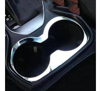 Hyundai Santa Fe IX45 2014-2016 Car Cup Holder Trim Scratch Resistant Front Console Water Cup Holder Cover Trim Chrome