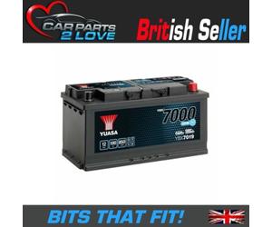 Hyundai Tucson 1.7 CRDi Diesel Car Battery Yuasa YBX7019 019 EFB 15-20 5YrW 80Ah