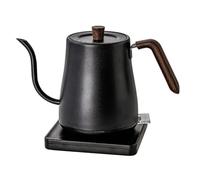 Hyunlai Small Electric Gooseneck Kettle Pour-Over Coffee and Tea Kettle - One-touch Quick Boil Water, Auto Shut-Off, 1L Hot Water Boiler Tea Pot, 304 Stainless Steel HK30102