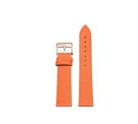 HYUOIND 14/16/18/20mm Compatible With Hermes Fashionable Comfortable Soft cowhide Women Bracelet Leather Watch Strap Of The Watchband(Orange-rose gold,12mm)