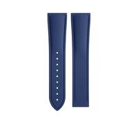 HYUOIND 20mm 21mm 22mm Sizes Sweatproof Durable Quick Release FKM Texture Fluoro Rubber Watch Strap Compatible With Seagull Tianwang(Blue,21MM_NO BUCKLE)