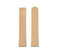 HYUOIND 20mm FKM Quick Release Fluoro Rubber Strap Compatible With Swatch X Omega MoonSwatch Seamaster 300/600 Universal Watch Band(Khaki-No Buckle)