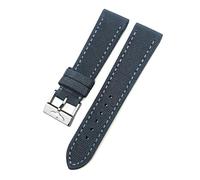 HYUOIND 21mm 22mm Canvas Nylon Watchband Compatible With Breitling Avenger Superocean Heritage Yellow Wolf Watch Strap Accessory(Gray Gray-Silver,21mm)