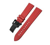 HYUOIND 21mm 22mm Fluororubber Rubber Watchband Compatible With Breitling Superocean Avenger Heritage Black Blue Red Green Watch Strap(Celestial Teal,22mm)