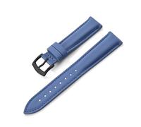 HYUOIND Coated Sailcloth Sport Strap 18/19/20/22mm Quick Release Wrist Band Compatible With HuaweiWatches Accessories(Light Blue-Black,18mm)