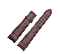 HYUOIND Compatible With Citizen Leather Watch Strap BL8001 BL8001-01A BL8003-05A BL9002 BL9007 9000 Belt Curved End Watchband 20mm 21mm 22mm(Brown-no clasp,20mm)
