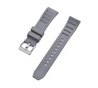 HYUOIND Compatible With FKM Fluorine Rubber Watch Strap 20mm 22mm Quick Release Diving Band Premium Grade with 316L Stainless Steel Buckle(Gray 1,20mm)