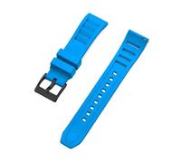 HYUOIND Compatible With FKM Fluorine Rubber Watch Strap 20mm 22mm Quick Release Diving Band Premium Grade with 316L Stainless Steel Buckle(Sky Blue 2,20mm)
