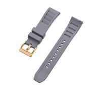 HYUOIND Compatible With FKM Fluorine Rubber Watch Strap 20mm 22mm Quick Release Diving Band Premium Grade with 316L Stainless Steel Buckle(Gray 3,20mm)