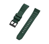 HYUOIND Compatible With FKM Fluorine Rubber Watch Strap 20mm 22mm Quick Release Diving Band Premium Grade with 316L Stainless Steel Buckle(Green 2,22mm)