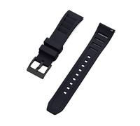 HYUOIND Compatible With FKM Fluorine Rubber Watch Strap 20mm 22mm Quick Release Diving Band Premium Grade with 316L Stainless Steel Buckle(Black 2,22mm)
