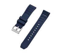 HYUOIND Compatible With FKM Fluorine Rubber Watch Strap 20mm 22mm Quick Release Diving Band Premium Grade with 316L Stainless Steel Buckle(Blue 1,20mm)