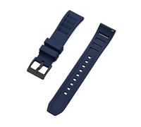 HYUOIND Compatible With FKM Fluorine Rubber Watch Strap 20mm 22mm Quick Release Diving Band Premium Grade with 316L Stainless Steel Buckle(Blue 2,20mm)