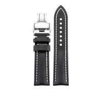 HYUOIND Compatible With Montblanc Leather Watch Strap - Star Collection Braided Cowhide - 20mm, 21mm, 22mm(White silver 1,20mm)