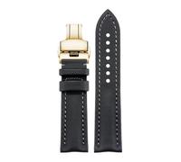 HYUOIND Compatible With Montblanc Leather Watch Strap - Star Collection Braided Cowhide - 20mm, 21mm, 22mm(Gray Gold 1,21mm)