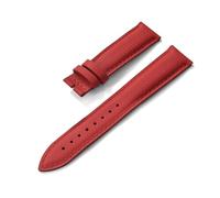 HYUOIND FKM Rubber Watch Strap 18/19/20/22mm Leather Quick Release Strap Compatible With Omega Longines Watch Belt Butterfly Buckle Bracelet(Red-NO Buckle,22mm)
