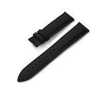 HYUOIND FKM Rubber Watch Strap 18/19/20/22mm Leather Quick Release Strap Compatible With Omega Longines Watch Belt Butterfly Buckle Bracelet(Blakc-NO Buckle,20mm)