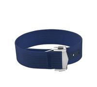 HYUOIND Grade Nylon Strap 20mm Compatible With Omega X Swatch MoonSwatch Sport Folding Buckle Watch Bands Bracelet Compatible With Seamaster 300(Dark Blue)