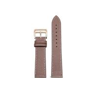 HYUOIND Leather Watch Strap Of The Watchband Compatible With Hermes 14/16/18/20mm Fashionable Comfortable Soft Cowhide Women Bracelet(Elephant Grey-rose,14mm)