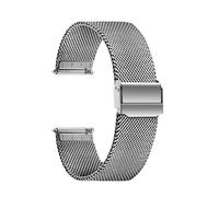 HYUOIND Pure Titanium Watch Band Men Women Quick Release Mesh Watches Strap Metal Bracelet Compatible 18mm 19mm 20mm 21mm 22mm(Silver,19mm)