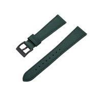 HYUOIND Retro Stitched Leather Watch Band 18mm 19mm 20mm 21mm 22mm 23mm 24mm Quick Release Strap Compatible With Men Women Leather Classic Design(Green (Black),20mm)
