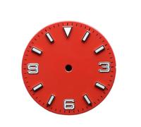 Hyuwdai 1pcs 28.5 Diameter Single/no Calendar Watch with Blue-Green Luminous dial and Hands fit for NH35/2815/2836 Movement Watch Accessories(NO.14 NH35 2815)