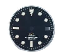 Hyuwdai 1pcs 28.5 mm sterile Single Calendar C3 Luminous dial for GMT NH Series 35 36 Movement Mechanical Watch dial Accessories(Gold 1)