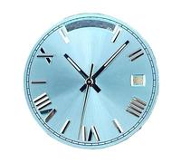 Hyuwdai 1pcs 28.5mm dial and Hands 8285 Movement Single Calendar Blue Black Coffee Green White Luminous dial Watch Accessories(5026a)