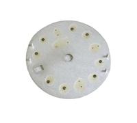 Hyuwdai 1pcs 28.5mm GMT Green Luminous NH34 dial Modified Watch Accessories Watch watchmods(GMT023)